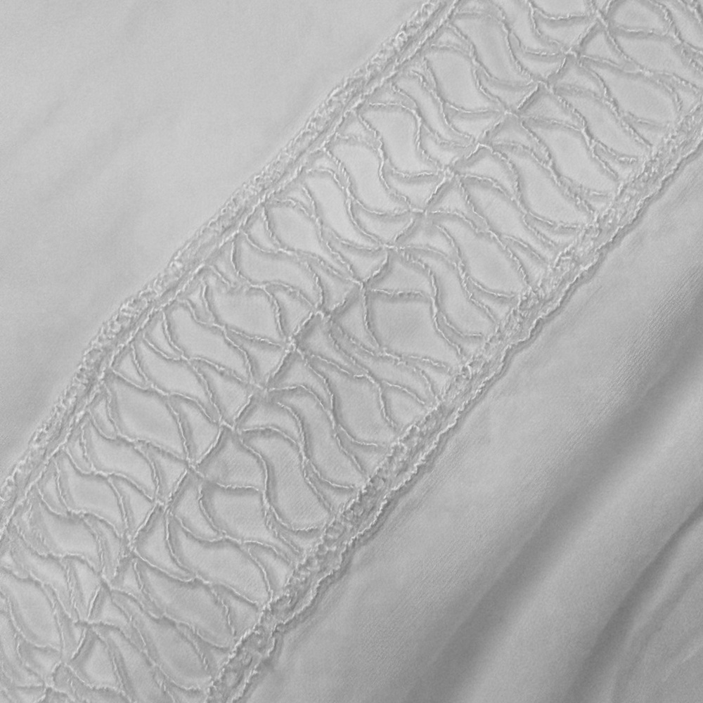 MAURIZIO ITALY White Egyptian Cotton Sheet - Made in Italy. Beautiful!